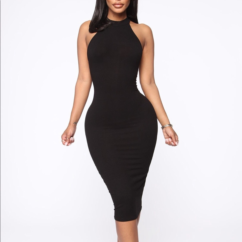 Fashionnova black dress